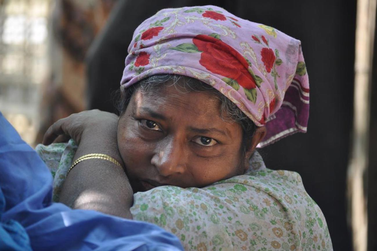 Rohingya-Frau in einem Flüchtlingslager in Bangladesch. | United to End Genocide via Flickr