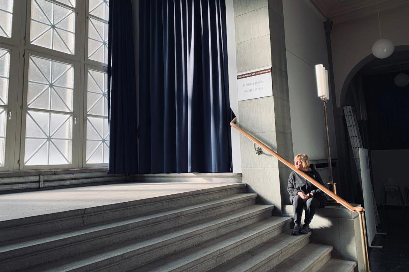 Die Schauspielerin Barbara Falter ist mit ihren 65 Jahren die jüngste unter den Seniorinnen und Senioren, die in «Addio amor» mitspielen.