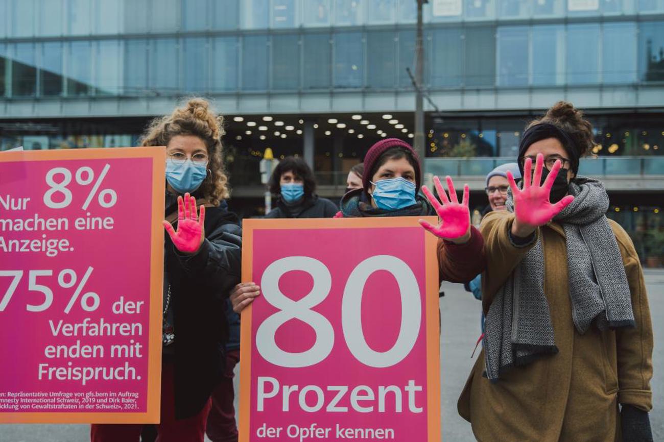 Die Kampagne «16 Tage gegen Gewalt an Frauen» findet zum 14. Mal statt. |Nathalie Jufer