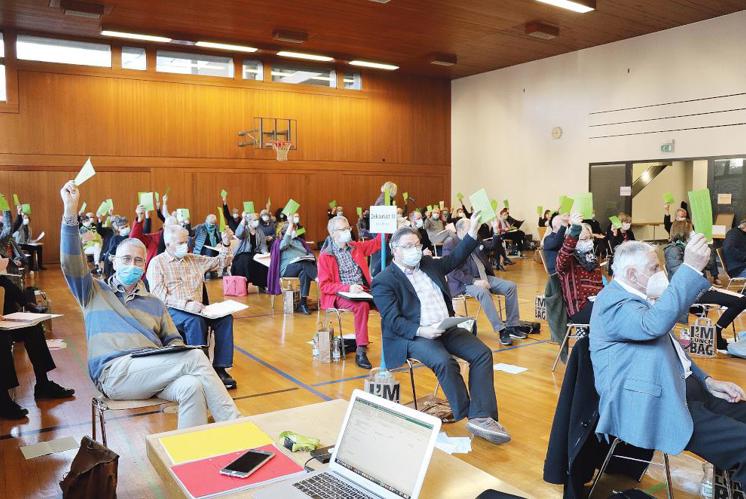 Die Synodalen trafen sich im Schatten der Corona-Pandemie