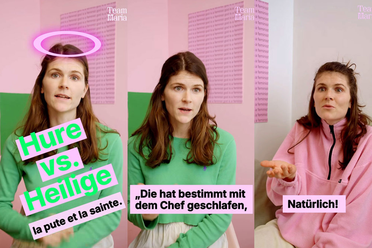 Keine Angst vor schwierigen Themen: Content-Creatorin Liv Wetli auf TikTok. | Screenshots: TikTok @teammaria_official