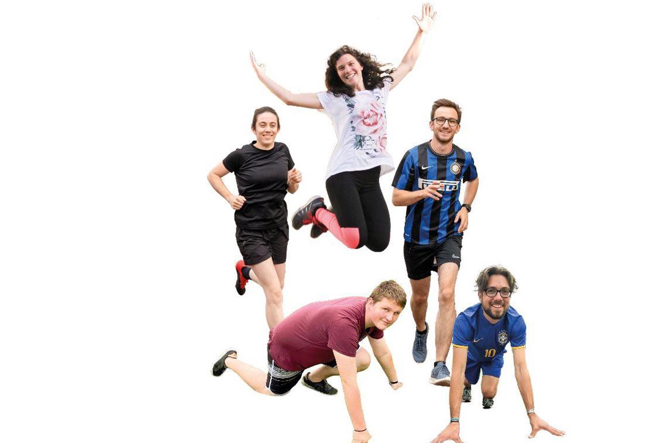 Rahel Bitzer, Manuela Burri, Marco Steinemann, Angelo Fässler und Marc Bührer (von oben links im Uhrzeigersinn). (Bilder: zVg)