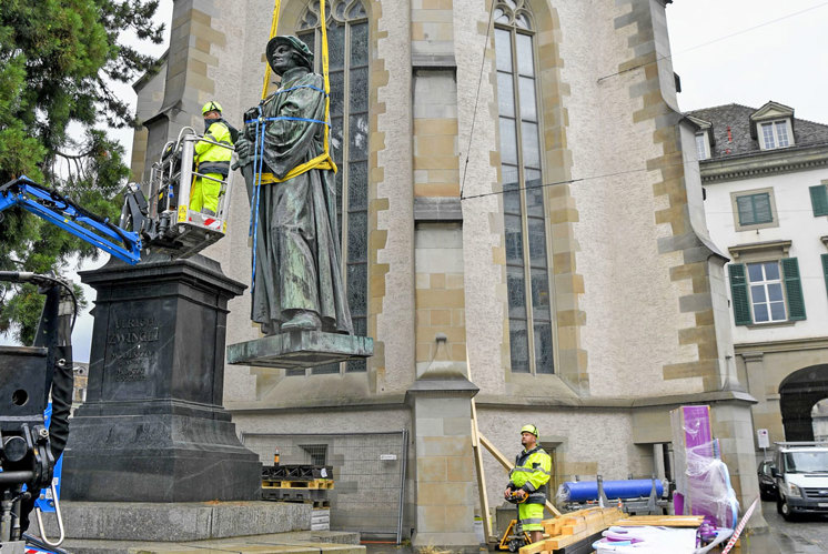 Der Reformator wird am Züri-Fäscht auf die Strasse gesetzt