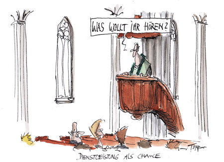 Wofür brauchst du eine Pfarrerin, einen Pfarrer?