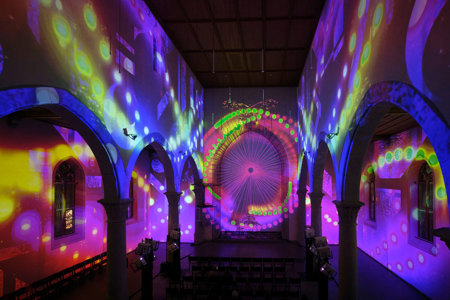 Erste Lichtshow in der Luzerner Matthäuskirche