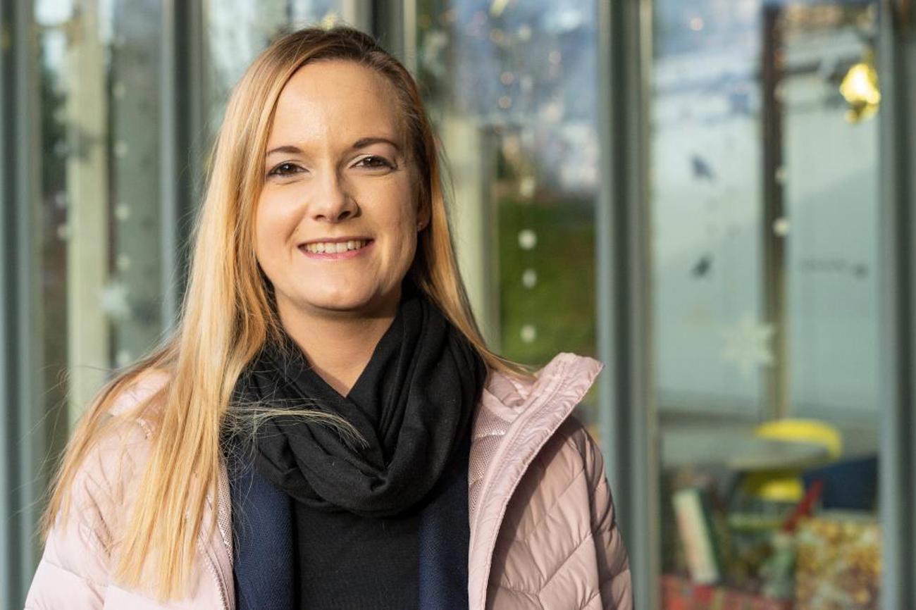 Monika Lay fühlt sich in der Kirchgemeinde Buchthalen wohl. | Peter Leutert