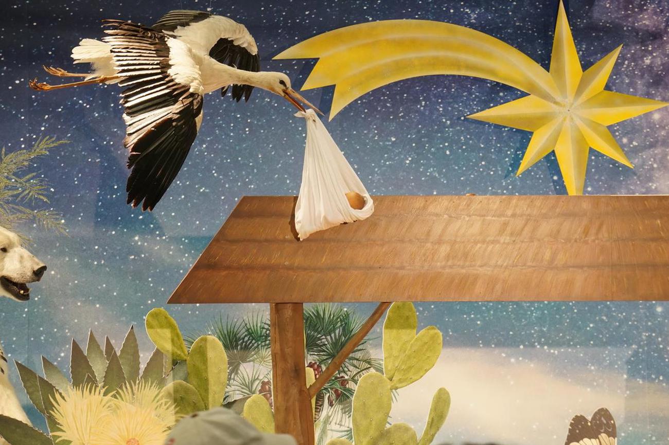 Auch das Christkind ist unterwegs zur Krippe. | Stefan Degen