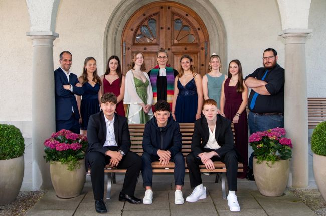 Konfirmation Egnach 2025 (1. Gruppe vom 18. Mai).