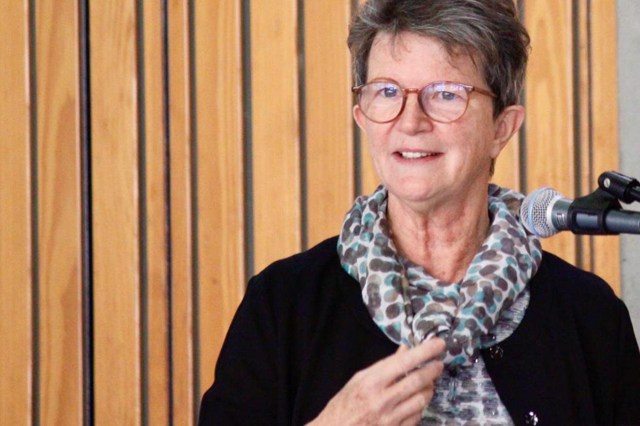 Evelyn Borer vertritt das Budget. |Zuber