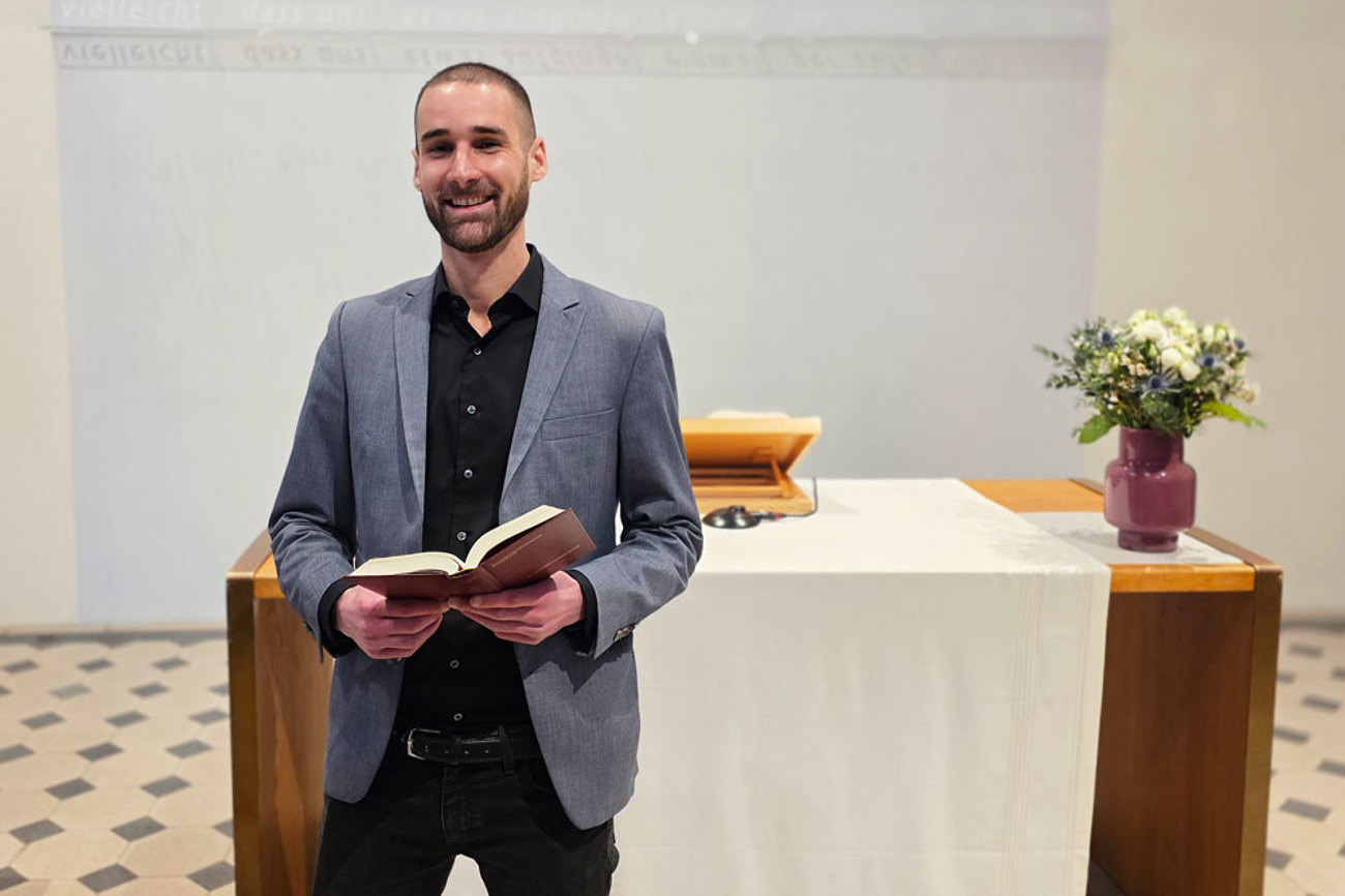 Kaan Peeters’ Aufgabe ist es, den Gemeindegesang zu stärken. | Foto: Carole Bolliger