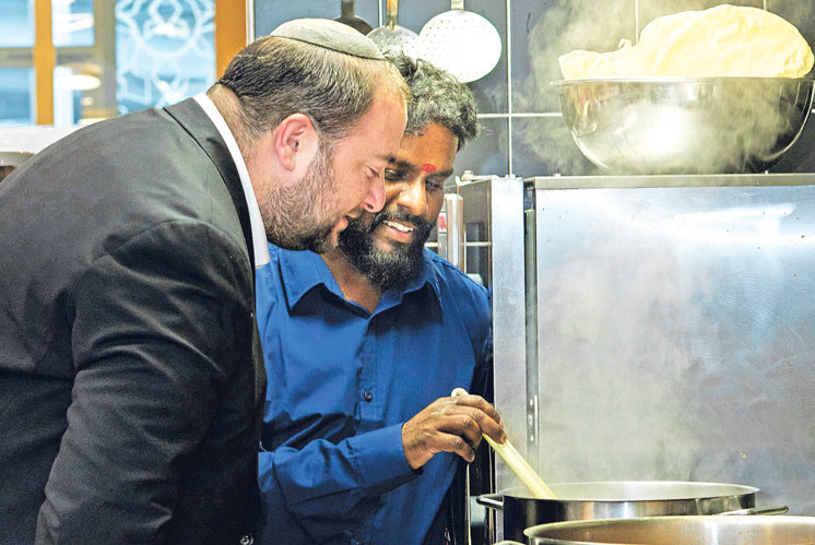 Hier kocht der Hindupriester auch koscher