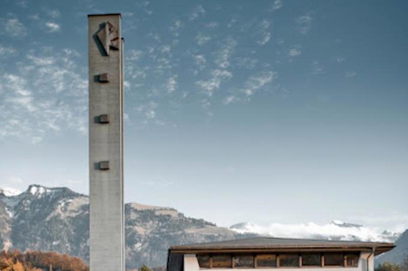 Kirchturm in Sarnen.