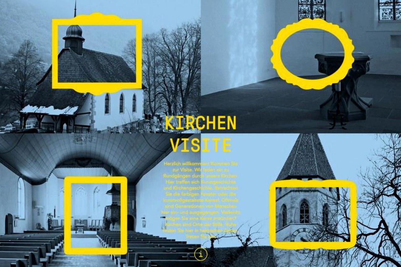 Auf der Webseite kirchenvisite.ch findet man Kirchen, die zum Verweilen einladen, beispielsweise offene Türen, Blumen oder ein Gästebuch bieten.