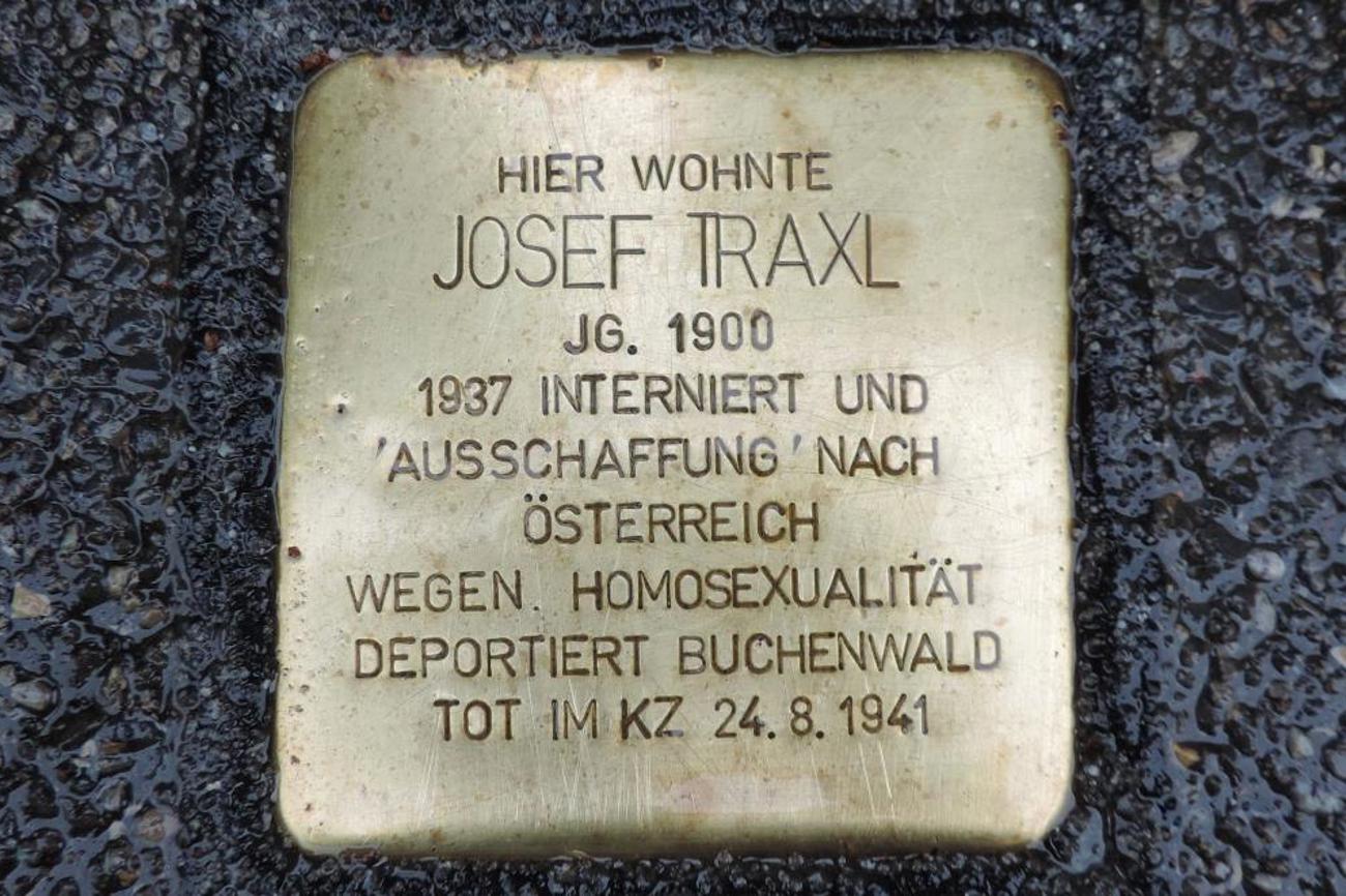 Ohne den Stolperstein von Josef Traxl an der Schöntalstrasse 22 in Zürich wüsste niemand von seiner Existenz. |Michael Schäppi