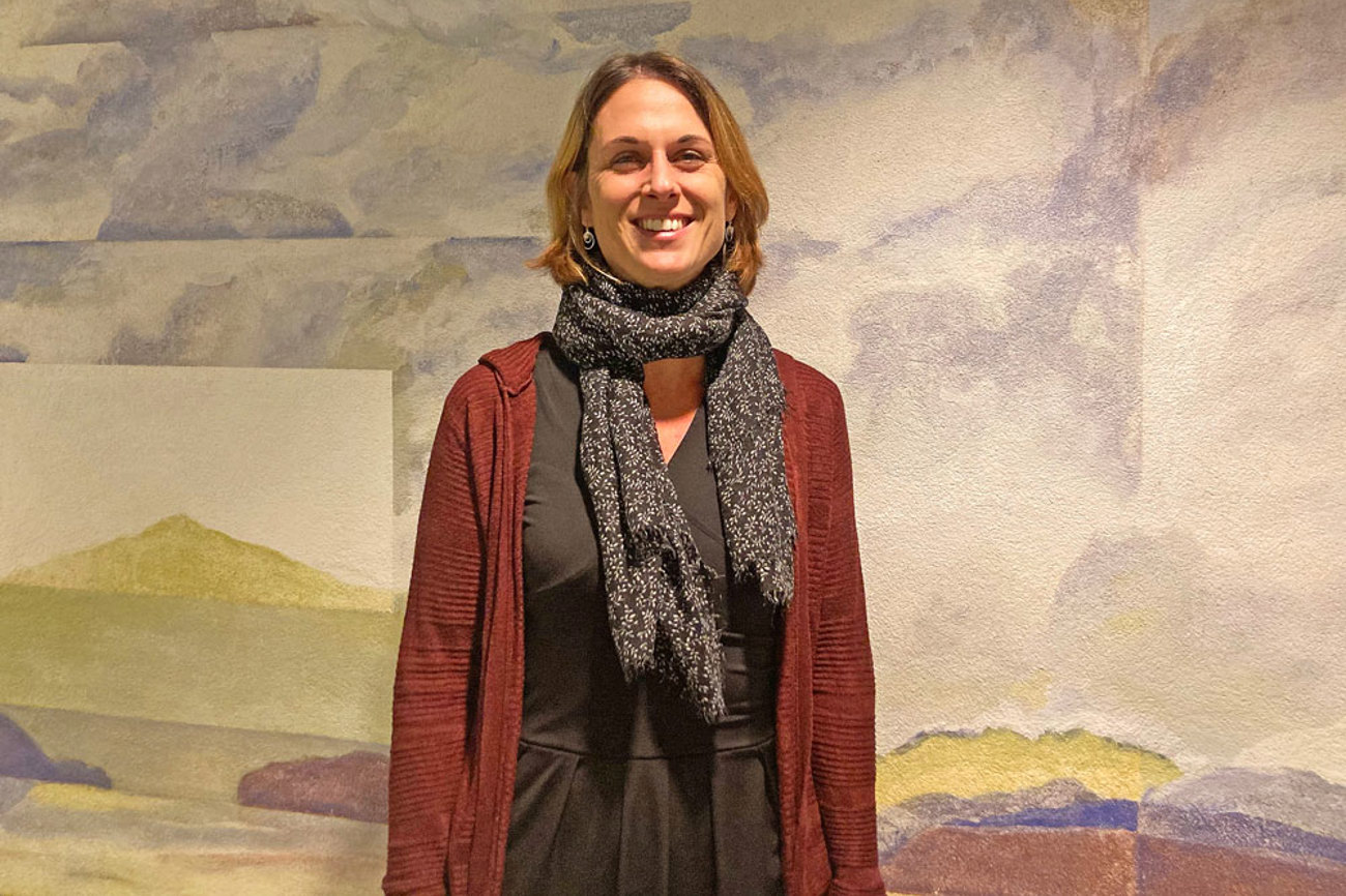 Andrea Tschudi, erste Pop-Kirchenmusikerin der Reformierten  Kirche Kanton Zug. | Foto: Harnickell