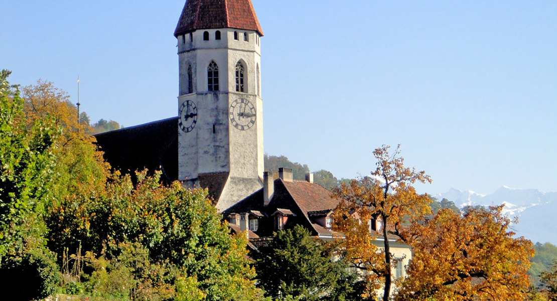 Die Thuner Stadtkirche ist nur die zentralste von mehreren am Tor zum Berner Oberland. Sie sollen jetzt alle unter ein Gemeindedach kommen. | Foto: Krol:k - CC BY-SA 3.0
