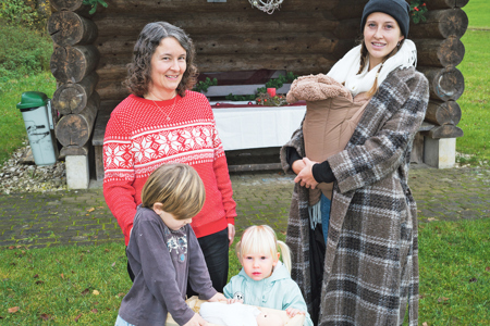 Ein Dorf auf dem Weg zur Krippe