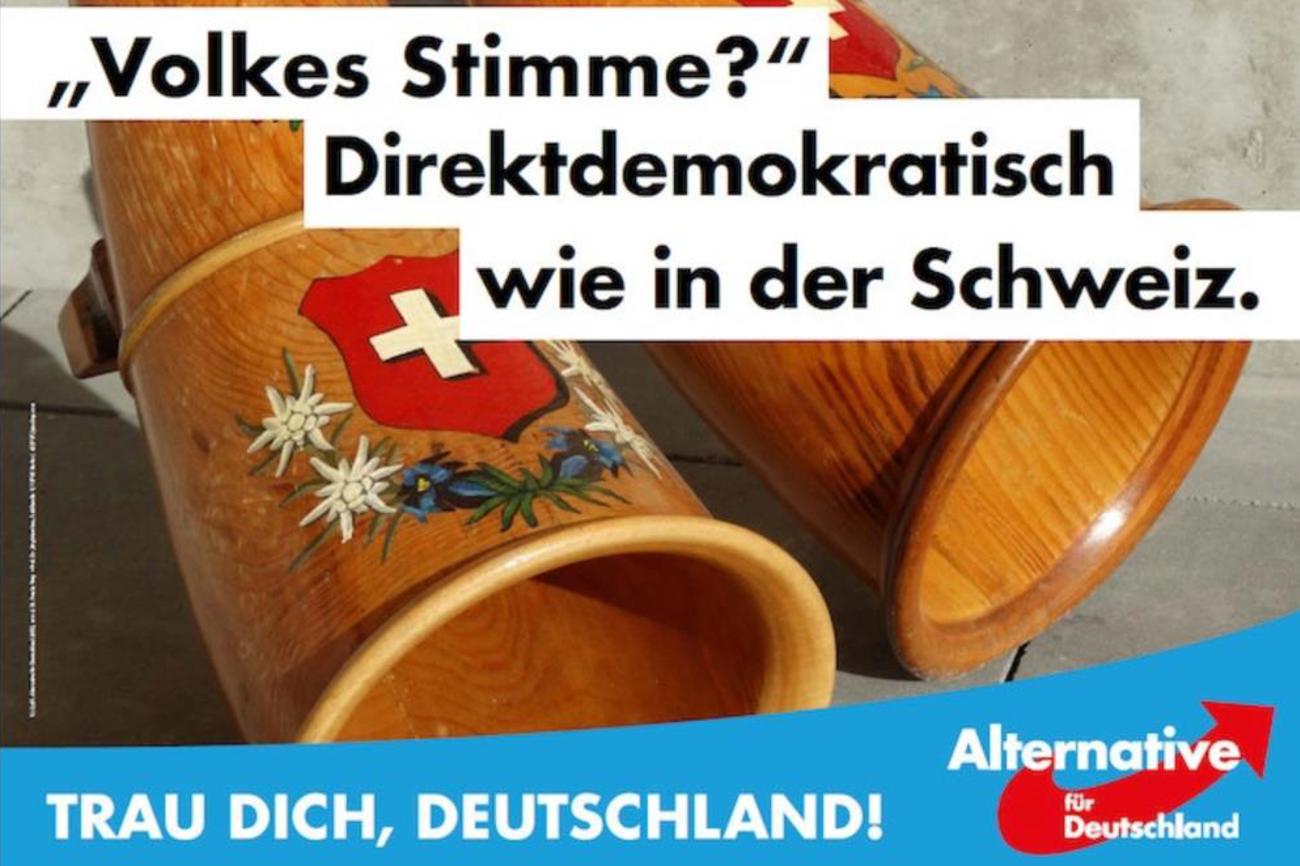AfD: Schweizer Direktdemokratie als Vorbild. | AfD