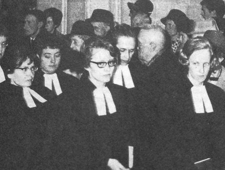 1969 durften Frauen eigene Kirchgemeinden übernehmen