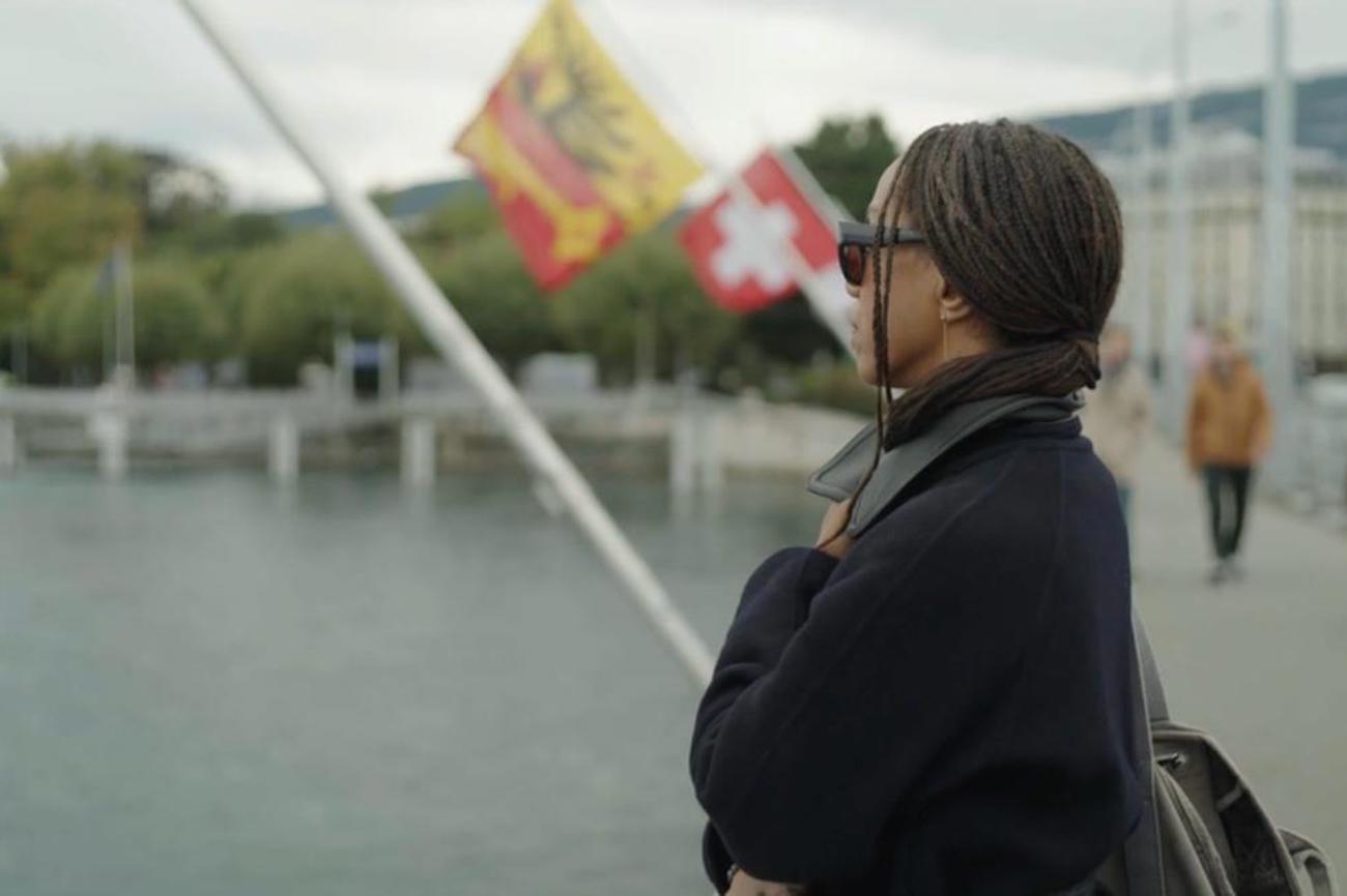 Regisseurin Rachel M'Bon bei den Dreharbeiten zu «Je suis noires». Foto: First hand films