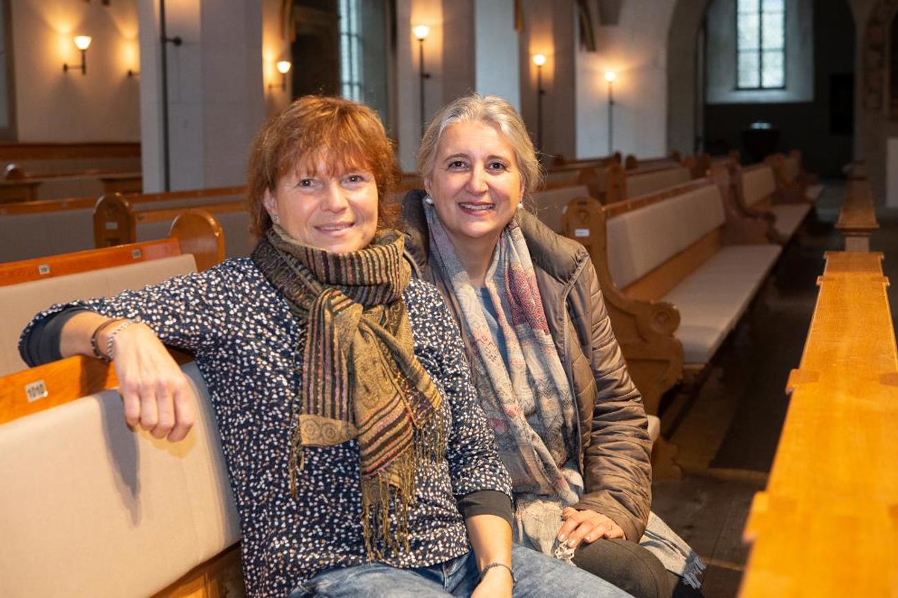Die beiden neuen Sozialdiakoninnen Barbara Rohrer (links) und Adriana Di Cesare. | Peter Leutert