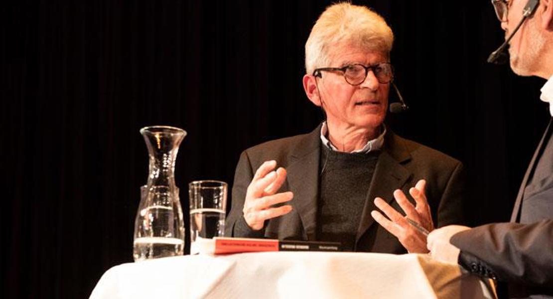 Der Journalist und Buchautor Markus Mugglin im Interview mit Peter Hartmeier im «Kronenhof». |Peter Leutert
