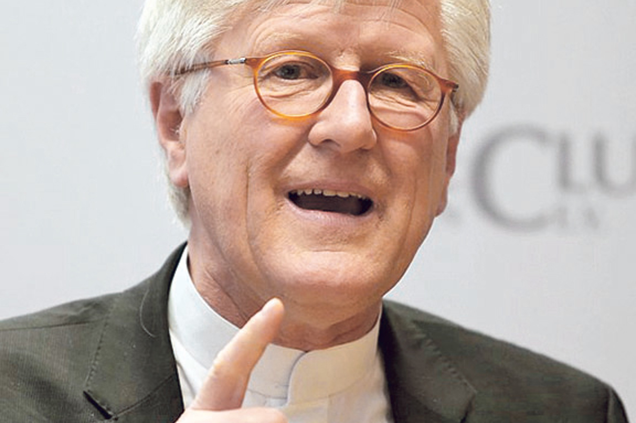 Landesbischof Heinrich Bedford-Strohm (2015). | Foto: Michael Lucan / CC BY-SA 3.0 DE (Modifikation Ausschnitt Kirchenbote)