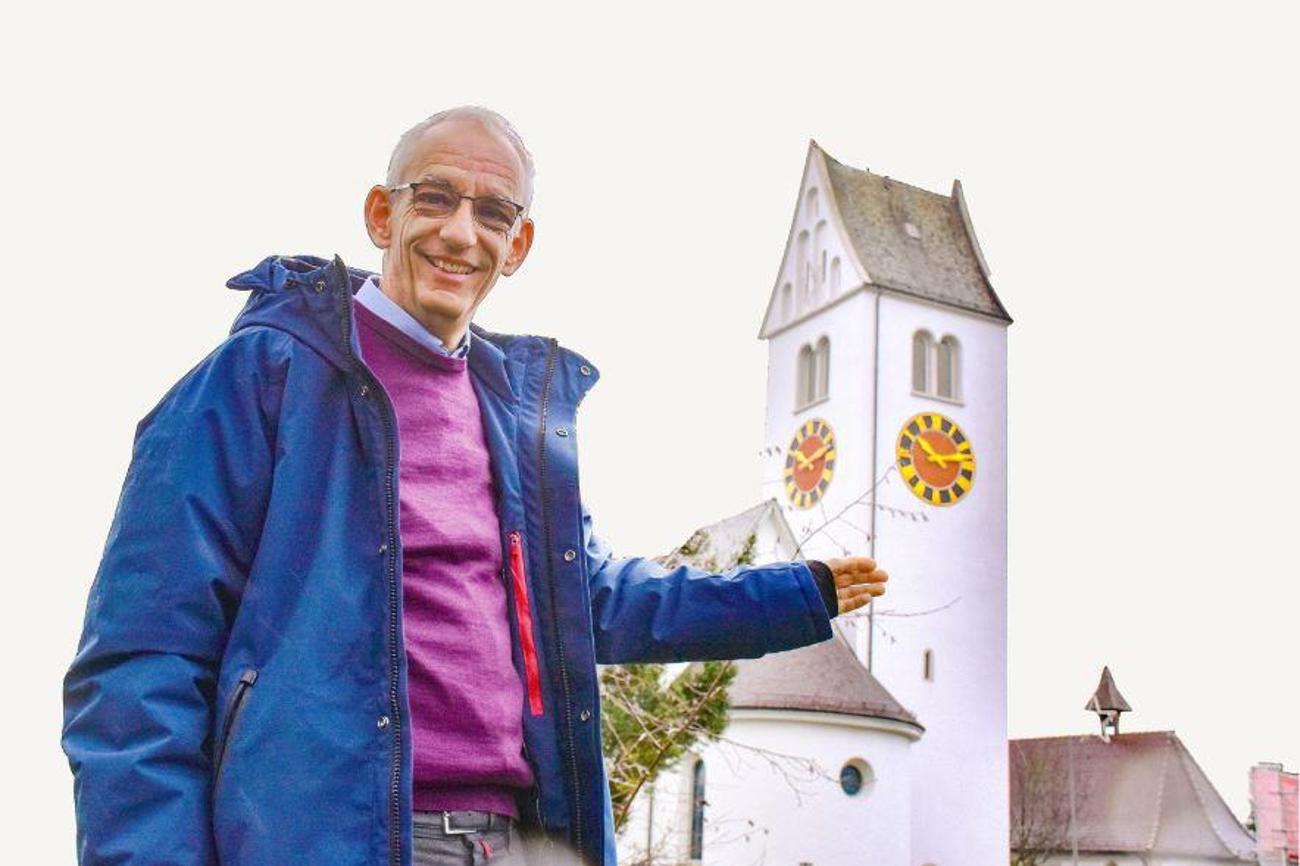 Kirchenrat und Dorfpfarrer: Lukas Weinhold schätzt die Nähe zu den Menschen in den Kirchgemeinden. (Bild: sal)