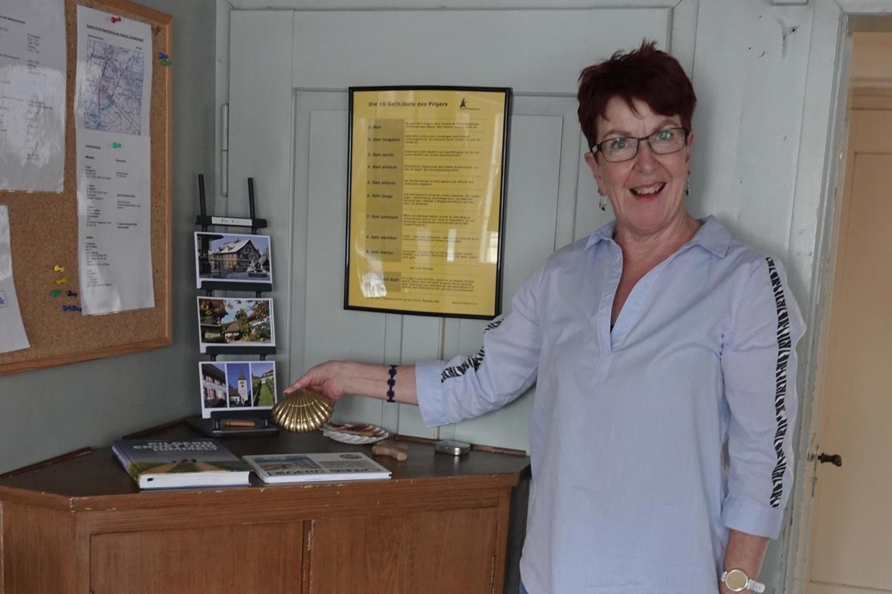 In der Pilgerwohnung in Märstetten empfangen Monika Fankhauser und ihr Team Pilgernde.
