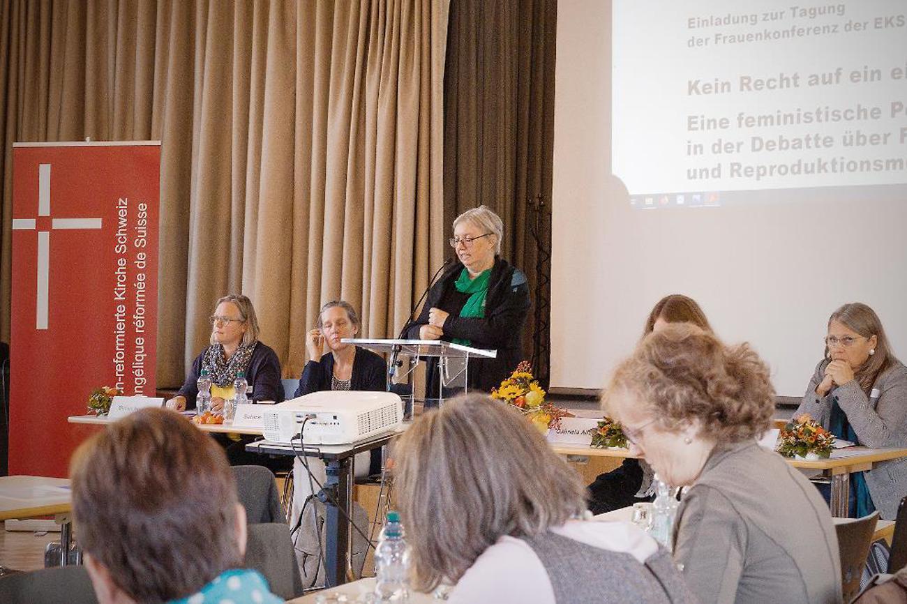 Die Haltung der Frauenkonferenz soll in eine Publikation der EKS einfliessen. | EKS/Nadja Rauscher