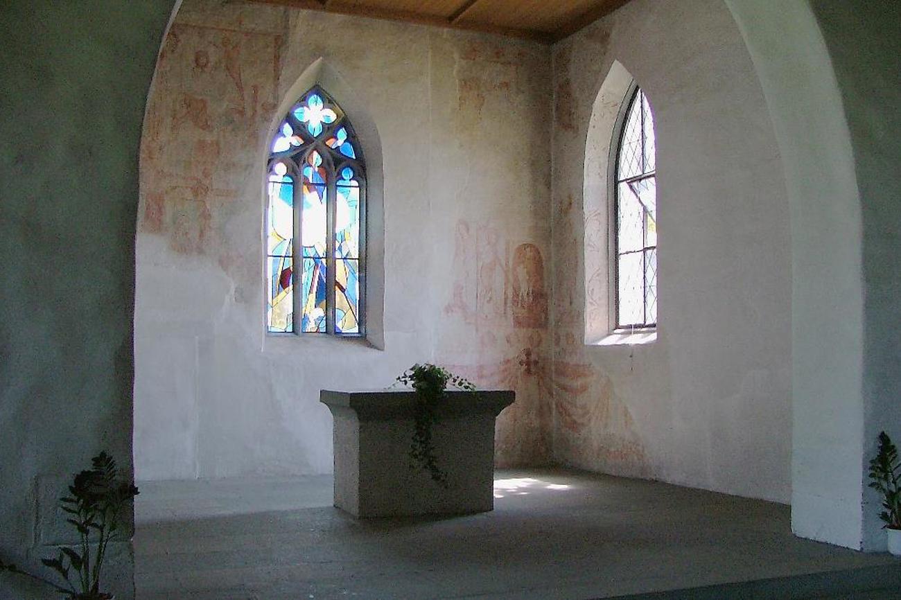 In der paritätischen «Alte Kirche» in Romanshorn gehört das Seitenschiff, in dem die Marienstatue stand, nur den Katholiken. | Wikimedia Commons/Richard Mayer