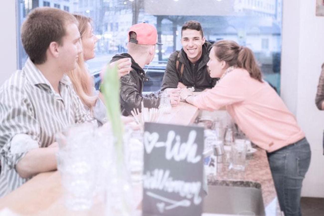 Jugendliche in der «streetchurch» in Zürich.