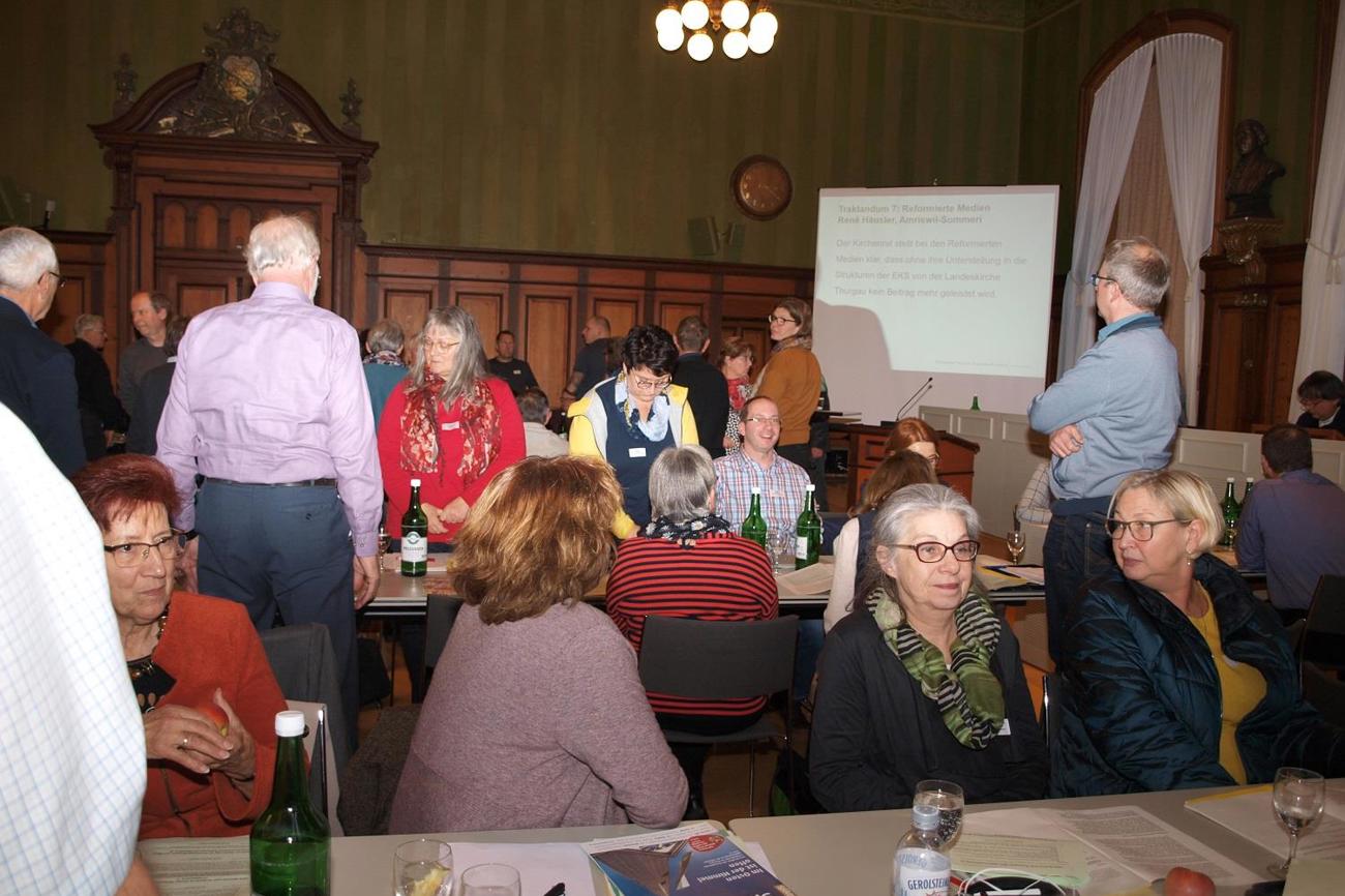 Die Evangelische Landeskirche Thurgau bleibt Mitglied bei den Reformierten Medien (RM): Das entschied die Synode. (Bild: brb)