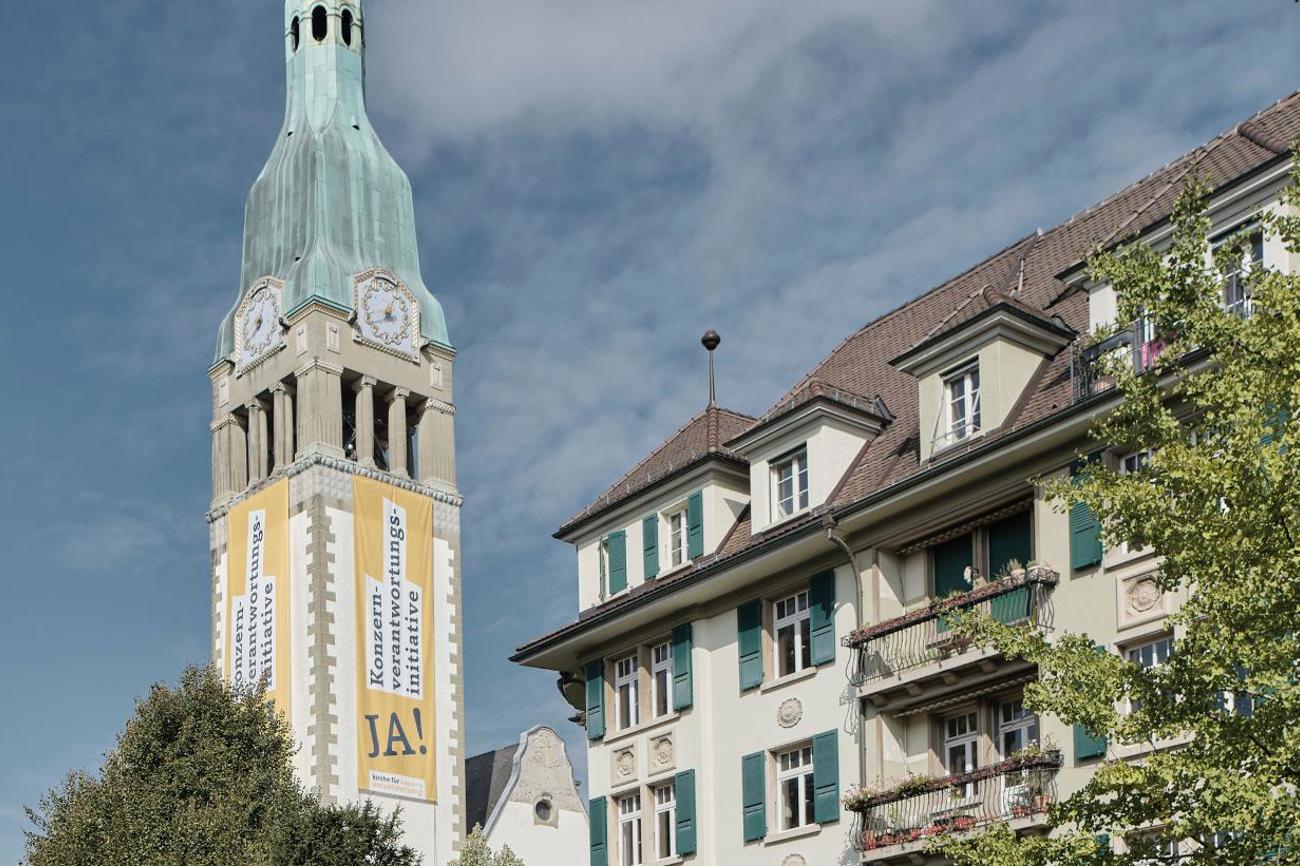 Darf sich die Kirche politisch äussern? Das Engagement vieler Kirchgemeinden für die Konzernverantwortungsinitiative bleibt umstritten. | Jonathan Liechti