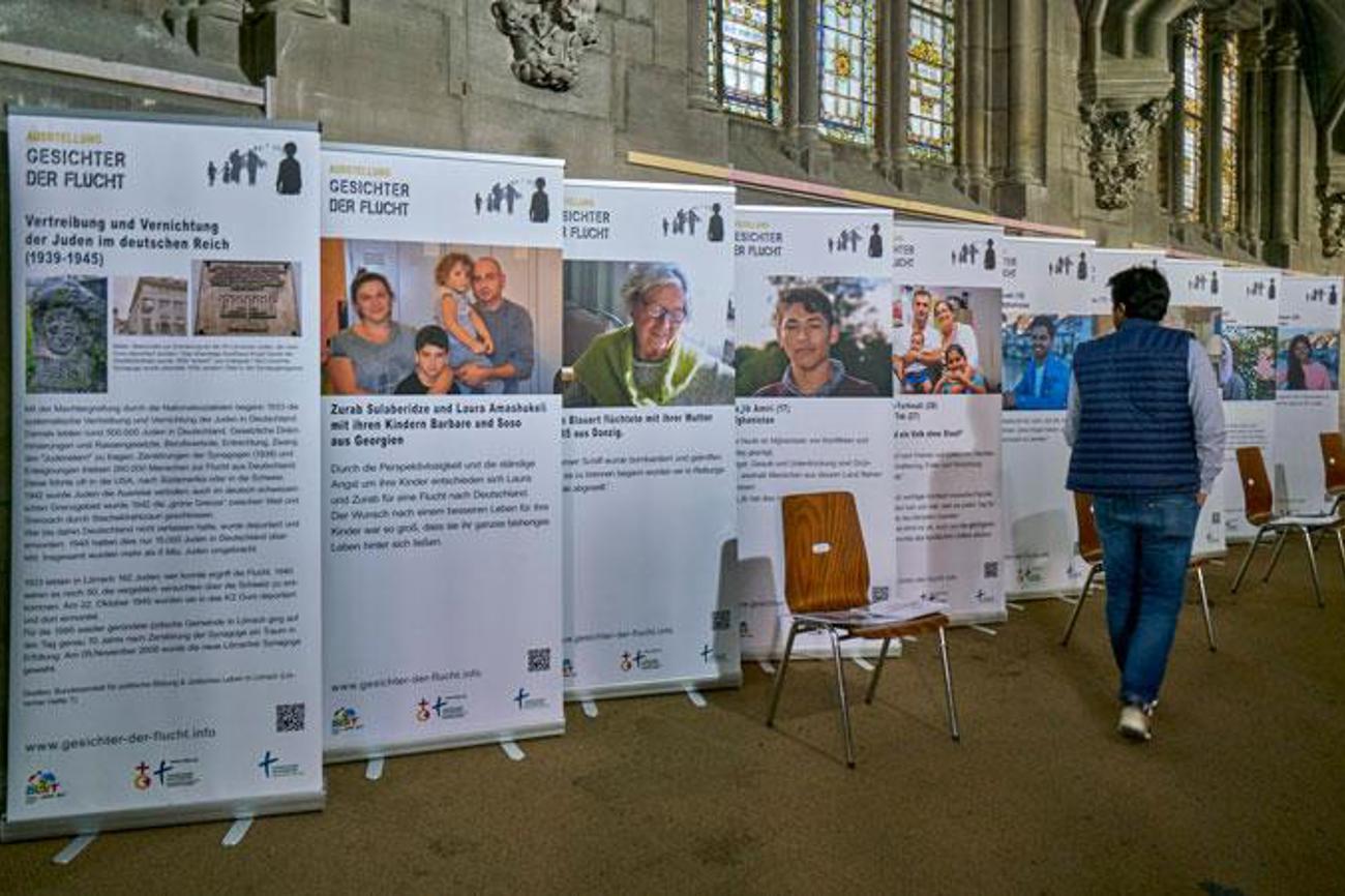 Ausstellung «Gesichter der Flucht».|Daniel Spehr