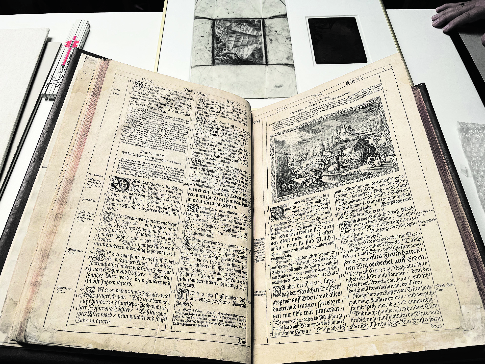 Merians Bibelbilder wie hier die Arche Noah waren bis ins 19. Jahrhundert sehr verbreitet.  | Foto: Schürmann