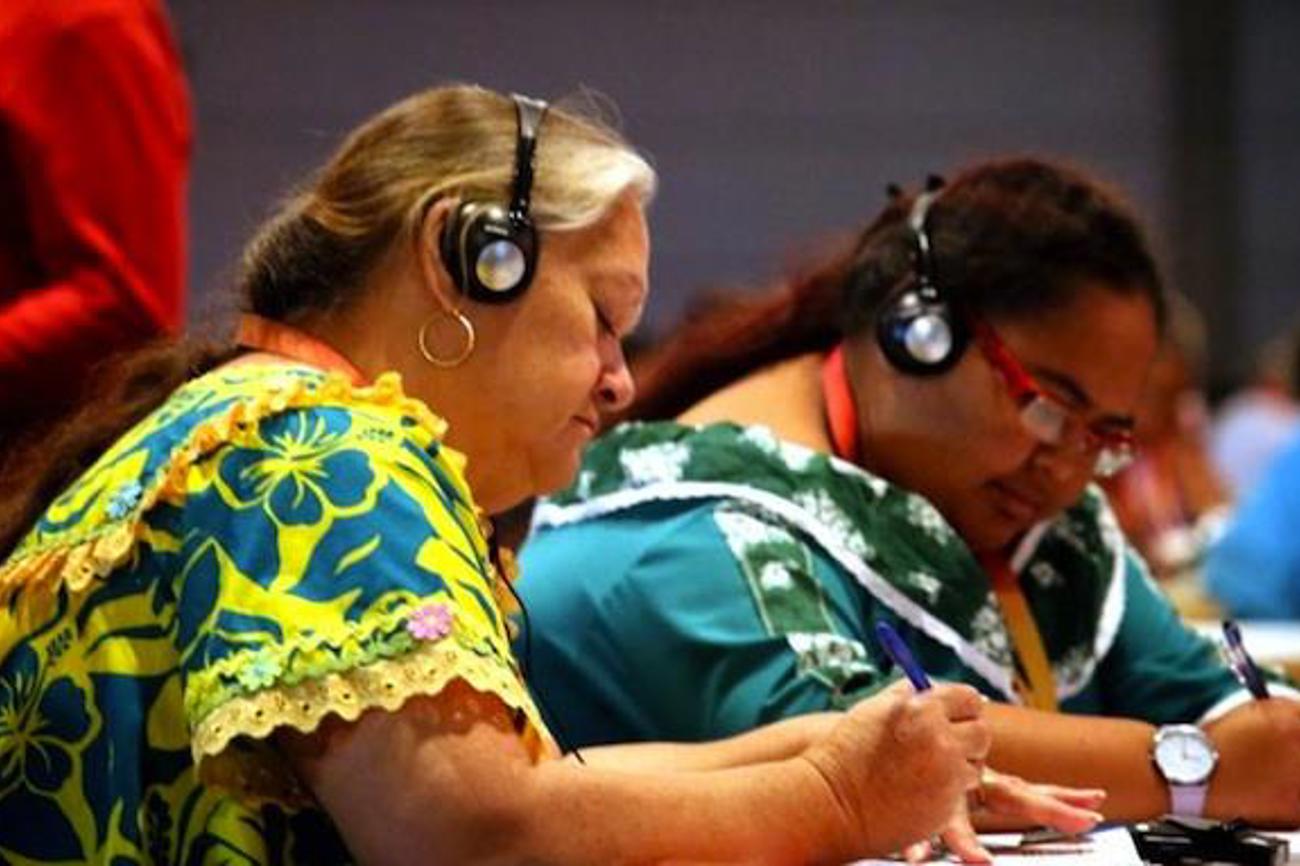 Delegierte an der Generalversammlung: Bis zur nächsten Generalversammlung sollen in allen Mitgliedkirchen der WGRK auch Frauen ordiniert werden. / Foto WRGK