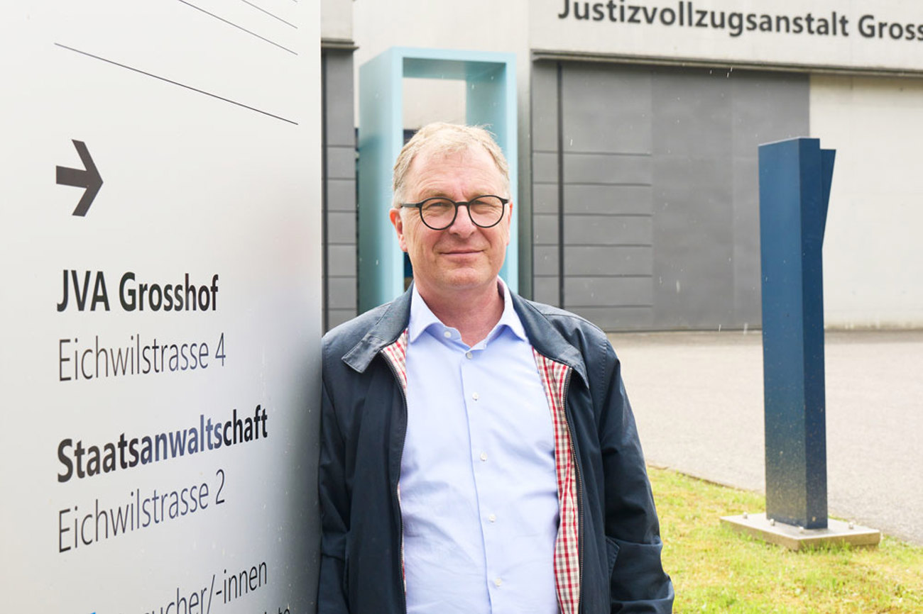 Michel Müller ist Gefängnisseelsorger in Luzern. | Foto: Emanuel Ammon