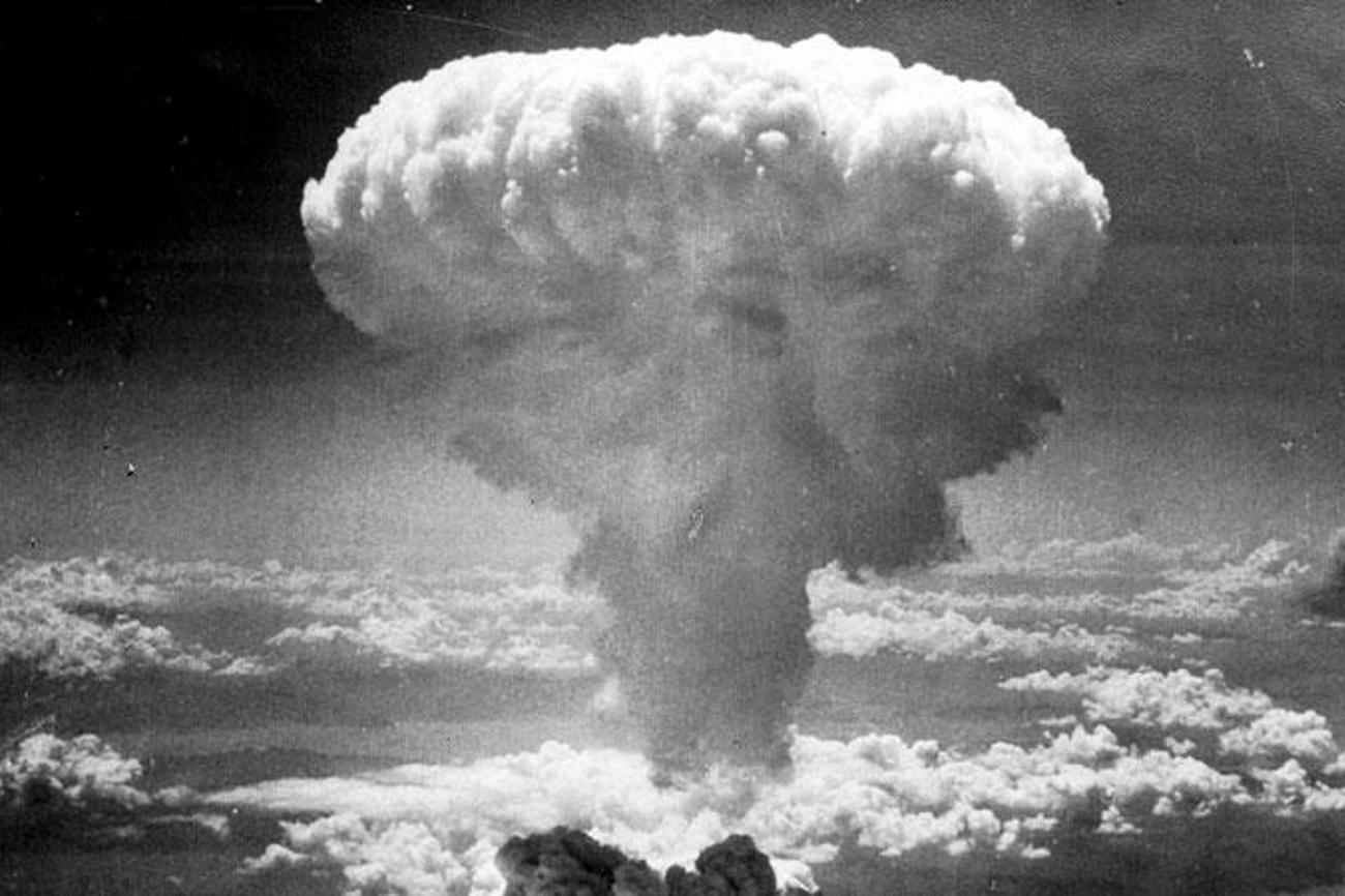Die Explosion der Atombombe, welche die USA am 9. August 1945 abwarfen, verwüstete die japanische Stadt Nagasaki. | wikimedia