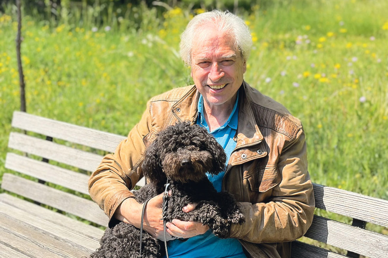 Urs Capaul, Hund Kuro: Staunen und Ehrfurcht gehören zusammen. | Foto: Di Cesare