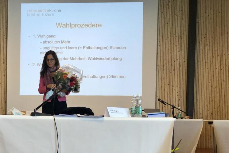 Synodalratspräsidium: Eine Sprengkandidatinsetzt sich durch