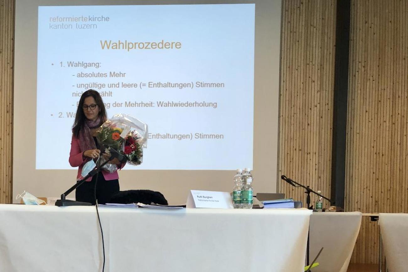 Lilian Bachmann, die neue Synodalratspräsidentin.