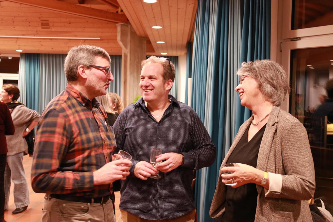 Der Frauenfelder Spitalpfarrer Richard Häberlin und Pfarrer Dirk Oesterhelt, Gachnang.