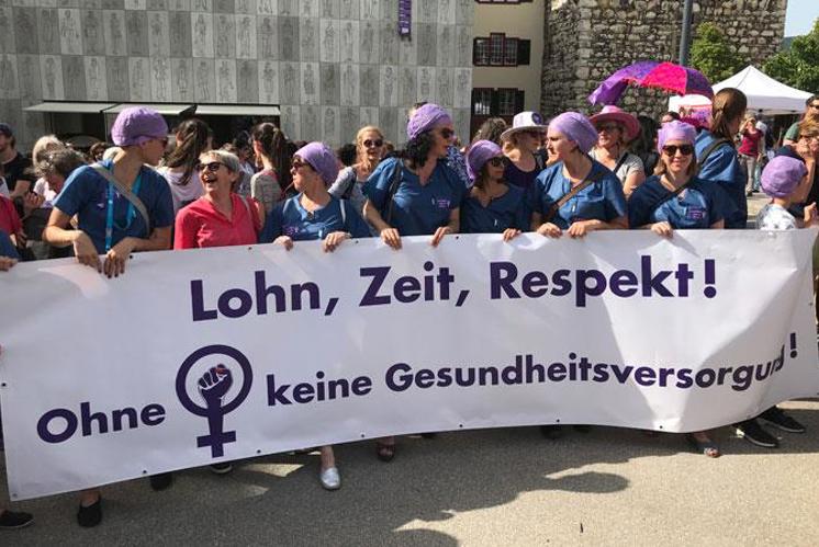 Tausende Frauen demonstrierten