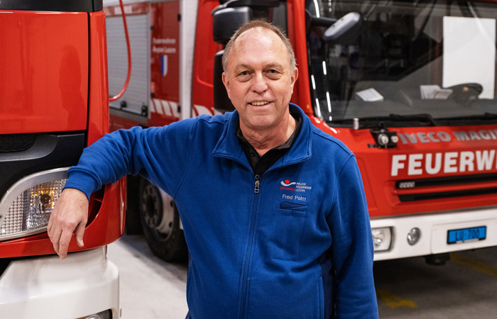 Er ist da, wenn es brennt und wenn es still wird