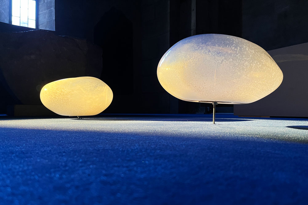 Till Velten hat das Ein- und Ausatmen beim Gespräch in Glas fassbar gemacht. | Foto: Till Velten