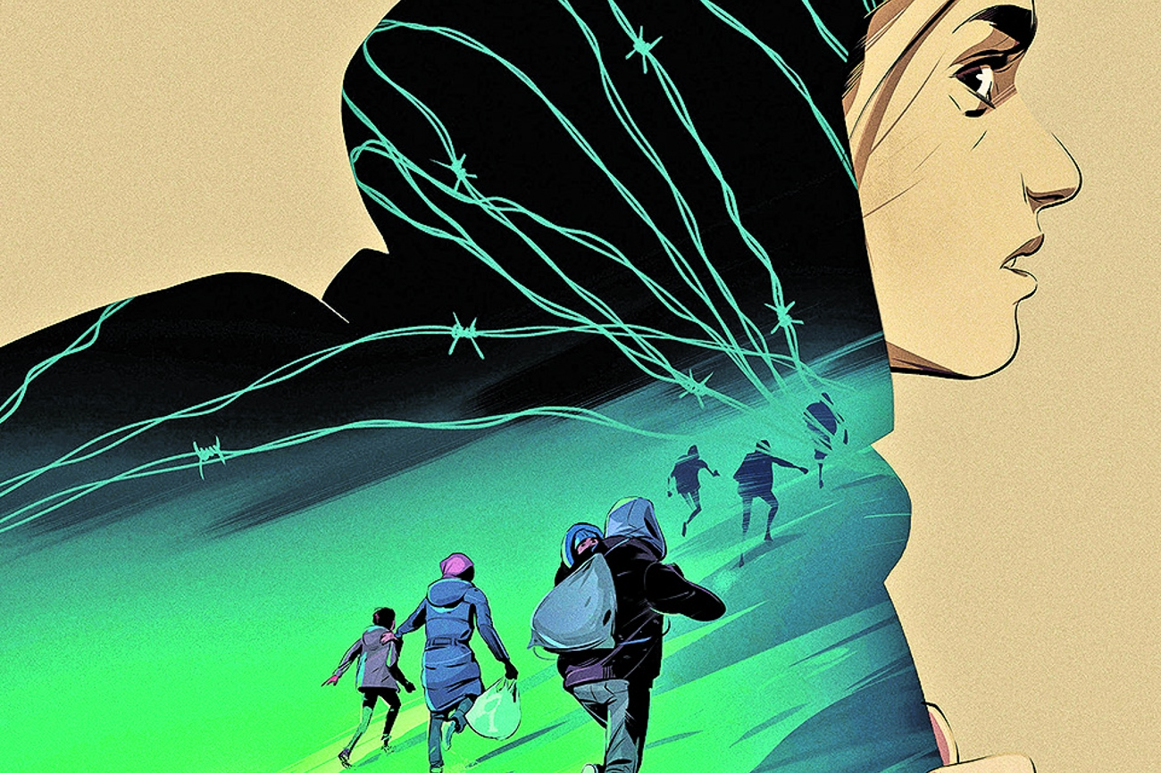 Die Versuche, über eine Grenze zu gelangen, nennt man Games: Ausschnitt aus dem Coverbild der Graphic Novel «Games».