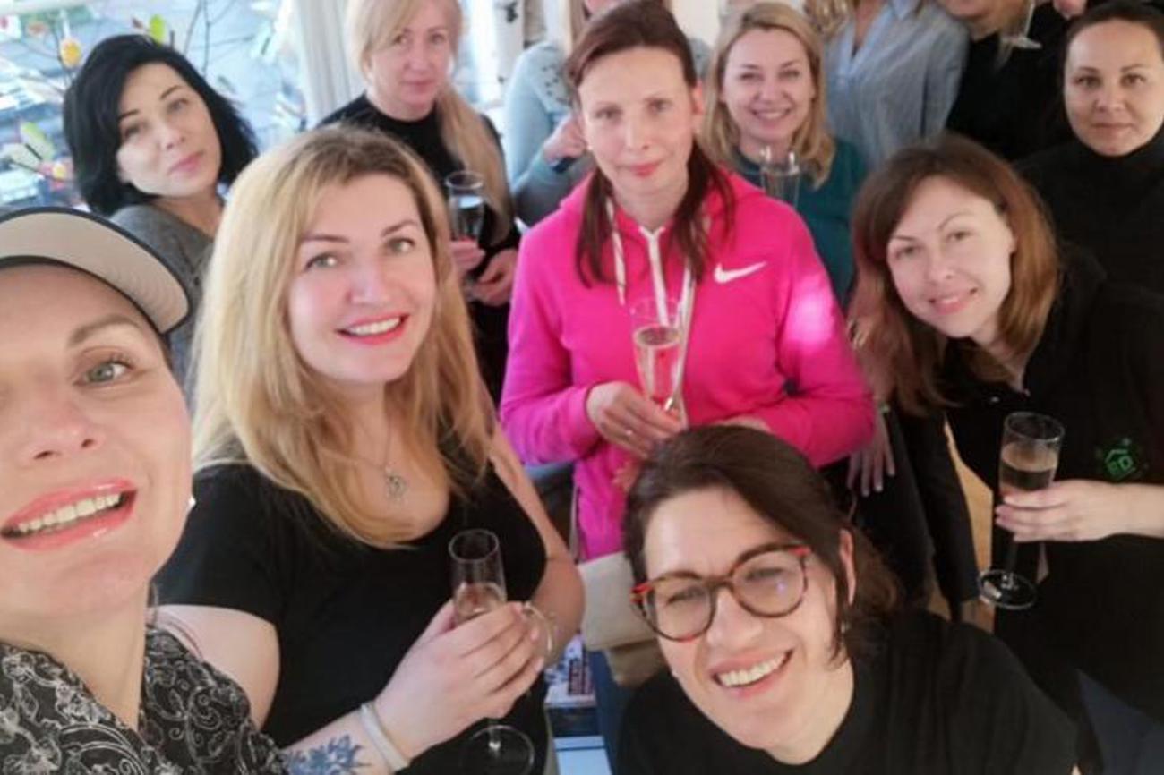 Apéro im Haus der Familie Winkler