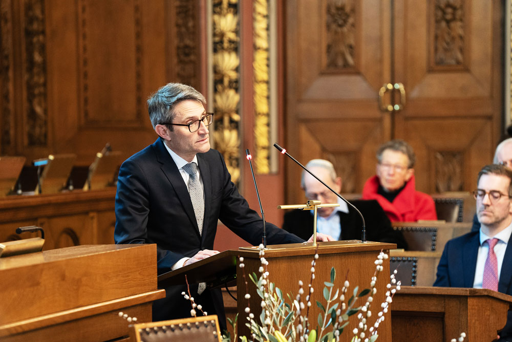 Lukas Engelberger: «Diesen Verlust, den sich die Stadt Basel selbst zugefügt hat, bedaure und betrauere ich im Namen des Regierungsrates zutiefst.» | Foto: Vera Rüttimann