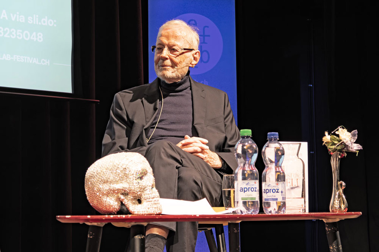 «Wir müssen den Geschmack des Lebens erfassen»: Niklaus Brantschen an einer Veranstaltung von «reflab». | Foto: Nicole Noelle